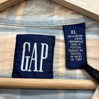 90s～00s OLD GAP オールドギャップ チェックシャツ 長袖 古着 ビンテージ XL