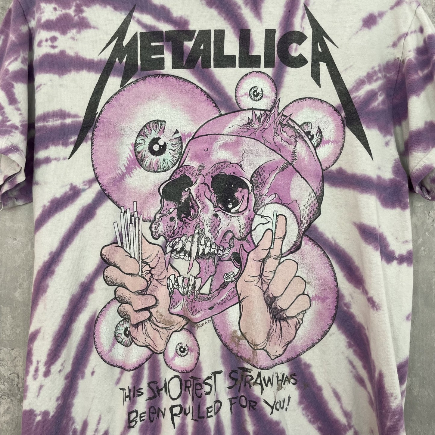 00s vintage 古着　ビンテージ　メタリカ　METALLICA バンド　アメカジ　Y2K タイダイ