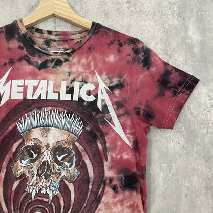 00s vintage 古着　ビンテージ　メタリカ　METALLICA バンド　Y2K フロントプリント　タイダイ柄