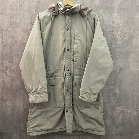 80s vintage 古着　ビンテージ　エルエルビーン　L.L.Bean ストームコート　USA製　アウトドア　ダブルジップ　STORMCOAT