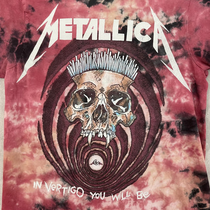 00s vintage 古着　ビンテージ　メタリカ　METALLICA バンド　Y2K フロントプリント　タイダイ柄