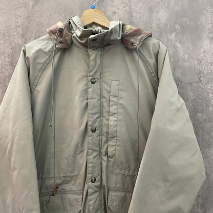 80s vintage 古着　ビンテージ　エルエルビーン　L.L.Bean ストームコート　USA製　アウトドア　ダブルジップ　STORMCOAT