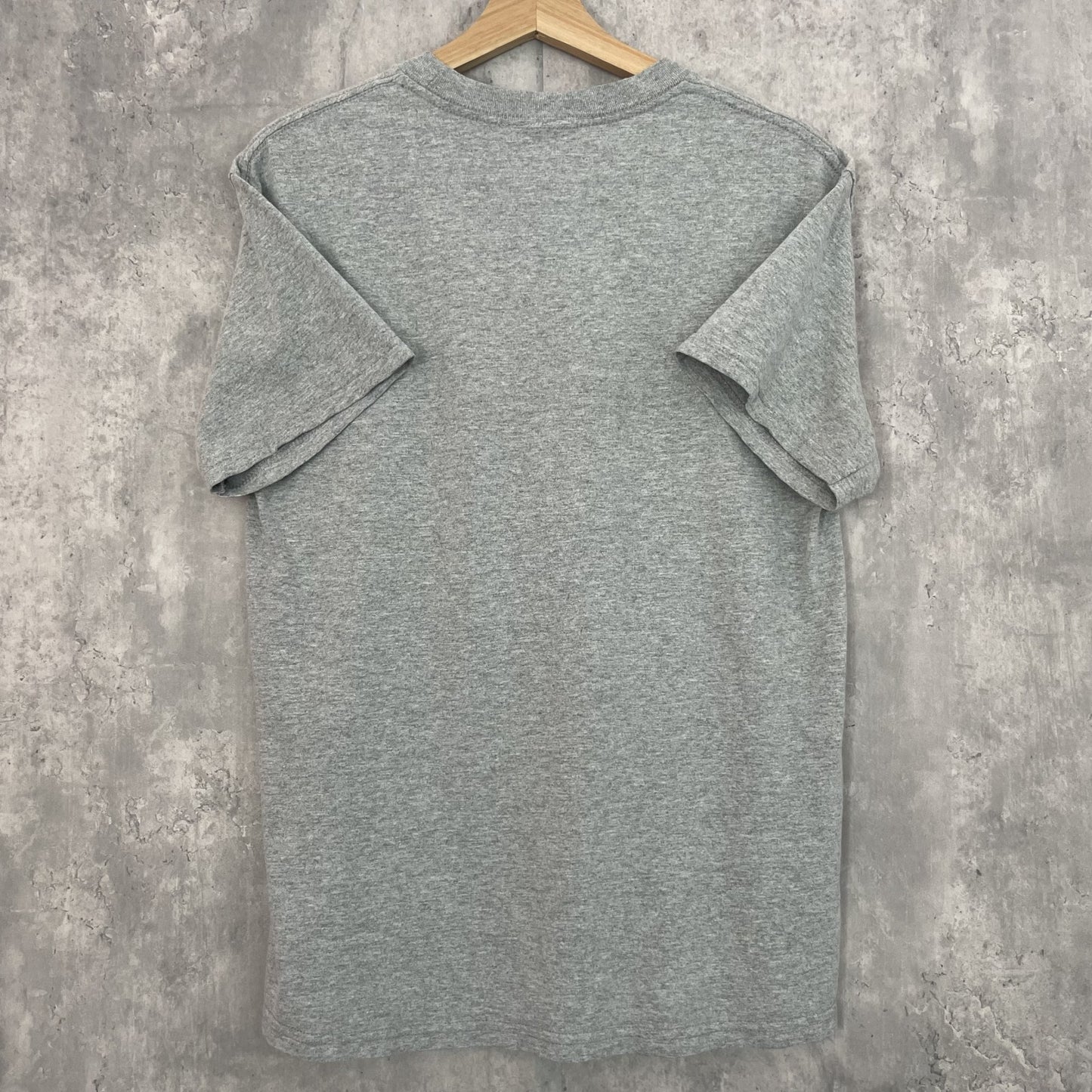 00s vintage 古着　ビンテージ　Hybrid ポップデザイン　メッセージプリント　グレー