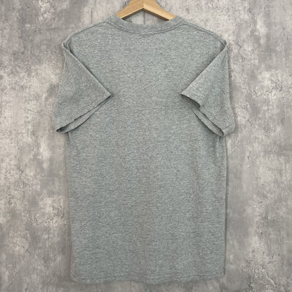 00s vintage 古着　ビンテージ　Hybrid ポップデザイン　メッセージプリント　グレー