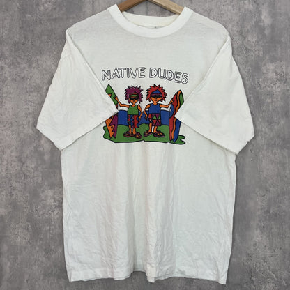 90s vintage 古着　ビンテージ　レトロ　スポーツスタイル　プリント　ホワイト　雰囲気系