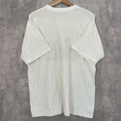 90s vintage 古着　ビンテージ　レトロ　スポーツスタイル　プリント　ホワイト　雰囲気系