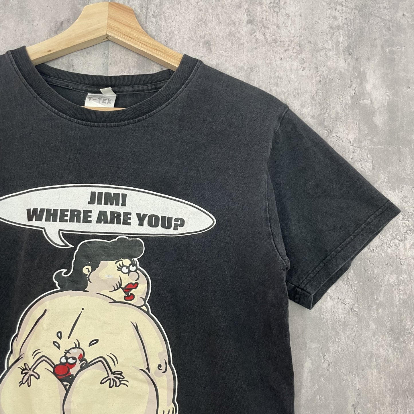 00S vintage 古着　ビンテージ　T-TEX エロT パロディ　スケーター　ストリート　アメカジ　ブラック