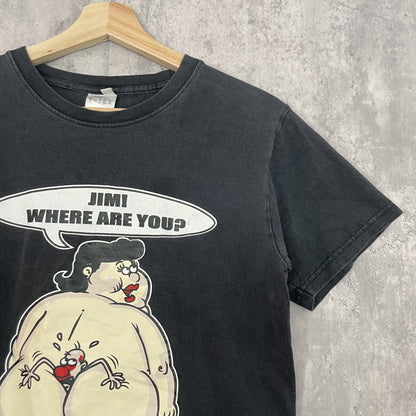 00S vintage 古着　ビンテージ　T-TEX エロT パロディ　スケーター　ストリート　アメカジ　ブラック