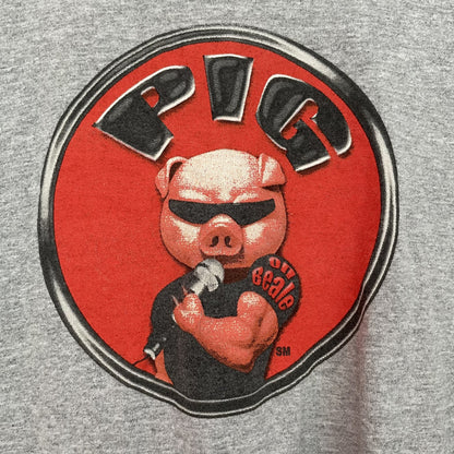 00s vintage 古着　ビンテージ　ストリート　スケーター　オーバーサイズ　フロントプリント　グレー