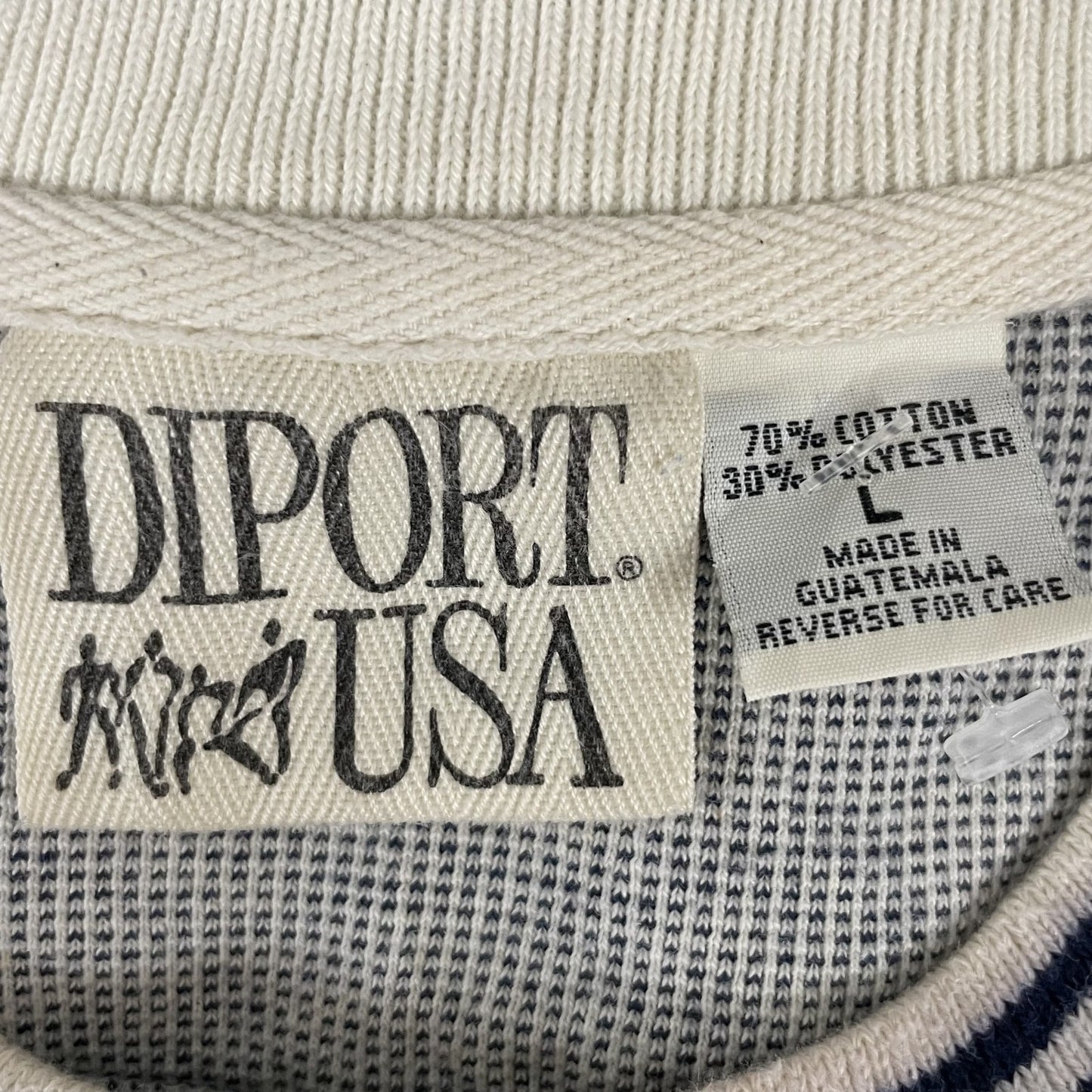 90s vintage 古着　ビンテージ　スウェット　Vガゼット　DIPORT USA DOORCOUNTY リブライン　