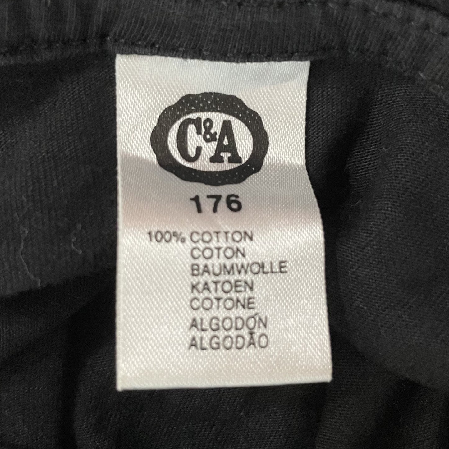 00s vintage 古着　ビンテージ　C&A カジュアル　ストリート　スケーター　ブラック