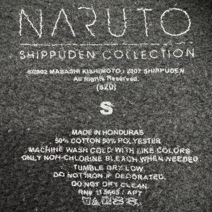 NARUTO SHIPUDEN ナルト疾風伝 アニメスウェット バックプリント NARUTOvsSASUKE サイズS ホンジュラス製