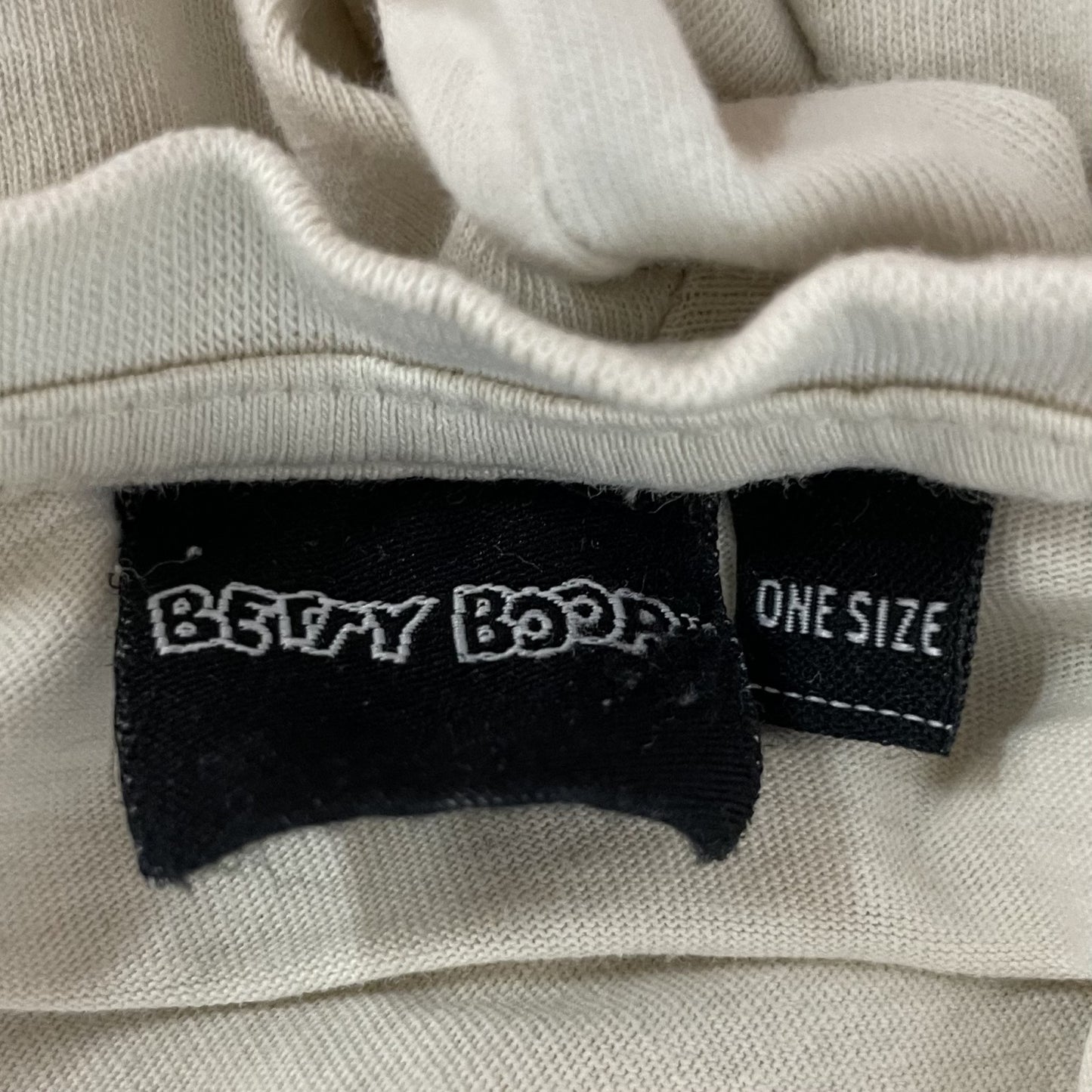 00s vintage 古着　ビンテージ　ベティー　BETTY BOOP Y2K オーバーサイズ　ベージュ　ユニセックス