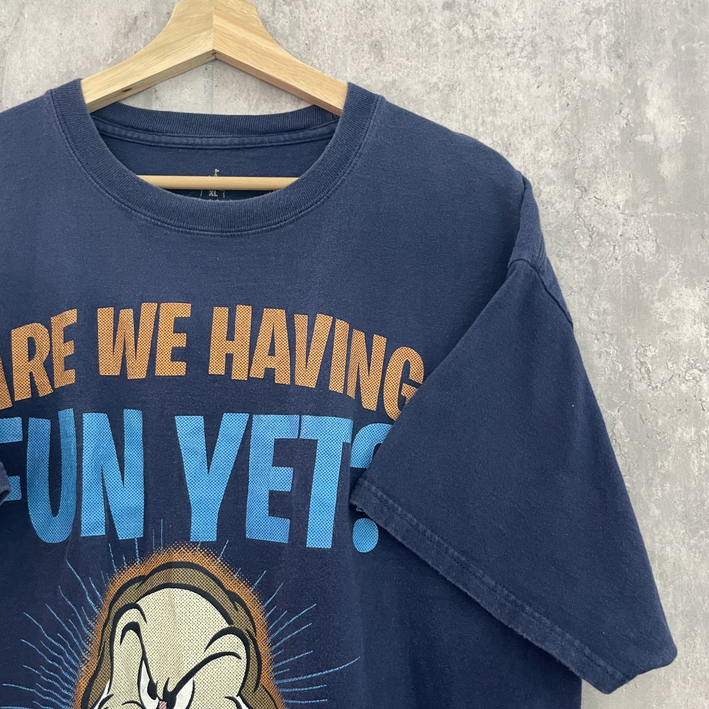 00s vintage 古着　ビンテージ　ディズニー　アニメ　ネイビー　Disneyland