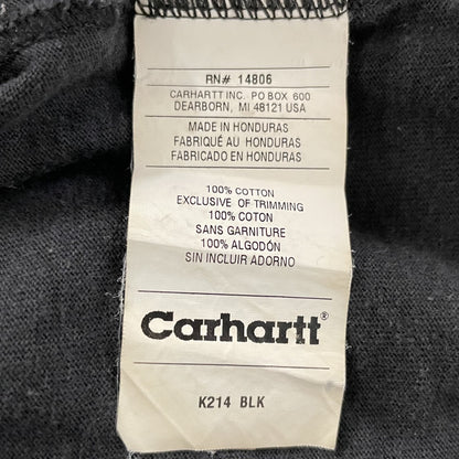 00s vintage 古着　ビンテージ　カーハート　Carhartt 　長袖　ロンT フェード　鬼フェード　フロントプリント