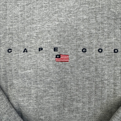 90s vintage 古着 EXIST スウェット CAPECODトレーナ リブ切替 Mサイズ