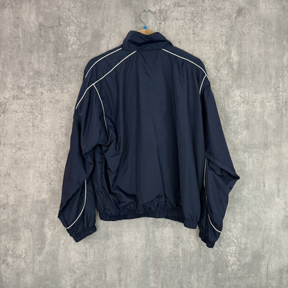 90s vintage 古着　ビンテージ　リーボック　ナイロンジャケット　刺繍ロゴ　Reebok　スポーツ　ストリート　フルジップ