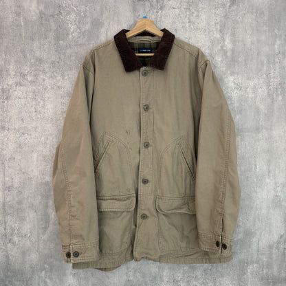 00s vintage 古着　ビンテージ　ランズエンド　LANDS'END　ハンティングジャケット　紳士　コーデュロイ　カジュアル