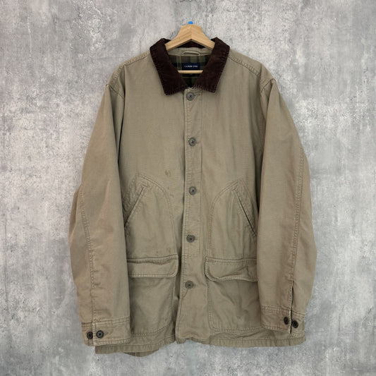 00s vintage 古着　ビンテージ　ランズエンド　LANDS'END　ハンティングジャケット　紳士　コーデュロイ　カジュアル