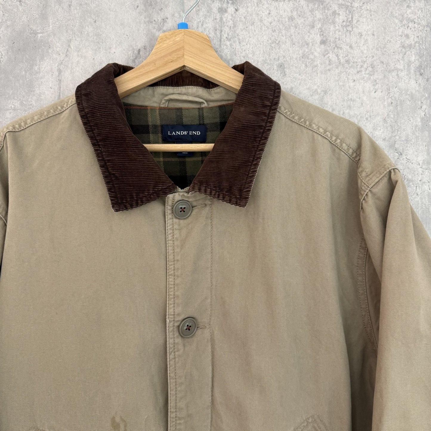 00s vintage 古着　ビンテージ　ランズエンド　LANDS'END　ハンティングジャケット　紳士　コーデュロイ　カジュアル