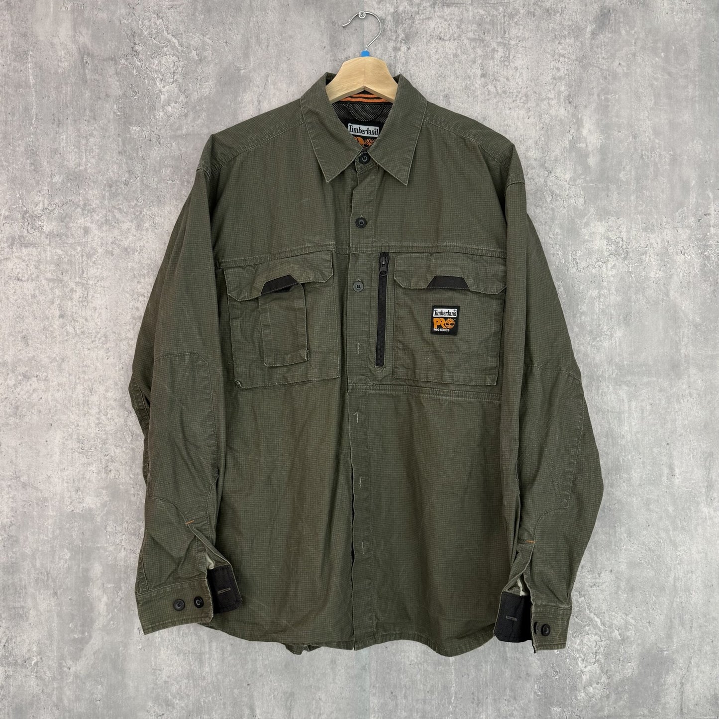 90s vintage 古着　ビンテージ　ティンバーランド　Timberland　長袖シャツ　アウトドア　ストリート