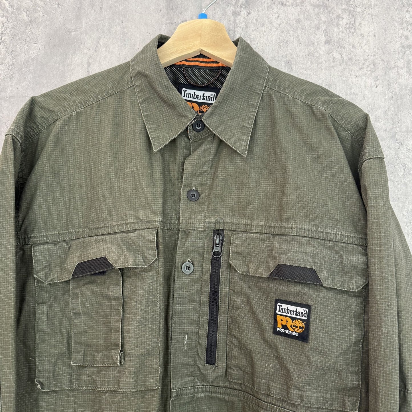 90s vintage 古着　ビンテージ　ティンバーランド　Timberland　長袖シャツ　アウトドア　ストリート