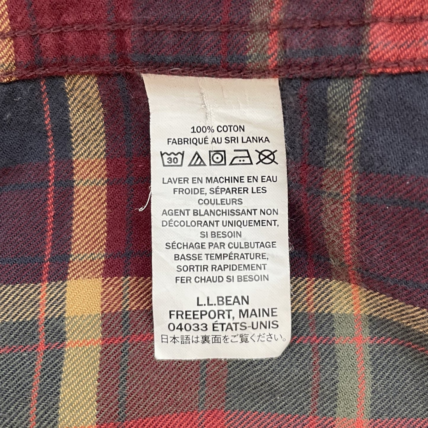 90s vintage 古着　ビンテージ　エルエルビーン　LLBean　長袖シャツ　ロングスリーブ　チェック柄　ツーポケ　アウトドア