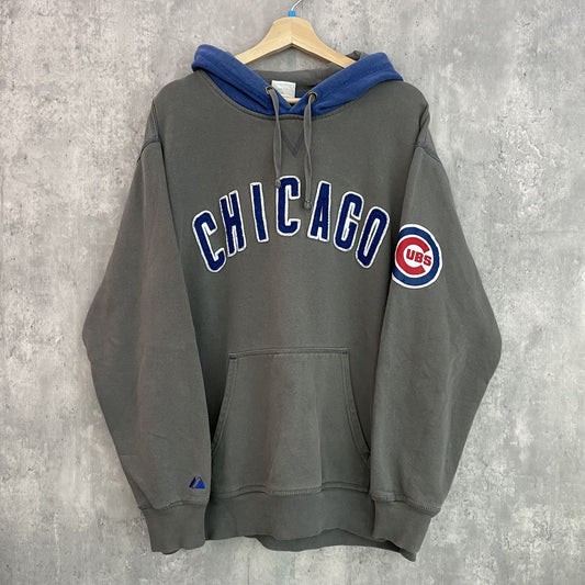 90s vintage 古着　ビンテージ　マジェスティック　パーカー　フーディ　スウェット　ストリート　CHICAGO majestic