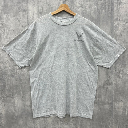 00s U.S.AIR FORCE T-shirt エアーフォース リフレクター Tシャツ 古着 ビンテージ グレー