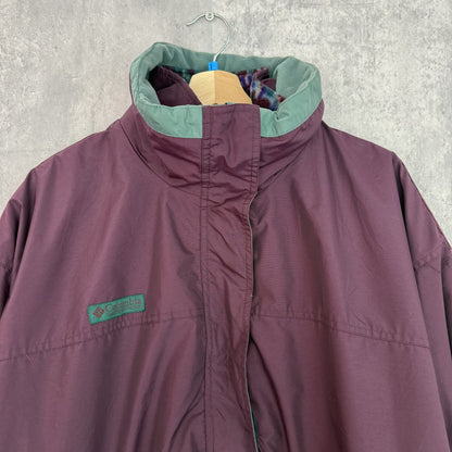 90s vintage 古着　ビンテージ　コロンビア　Columbia アウトドア　ストリート　スケーター　パープル　グリーン
