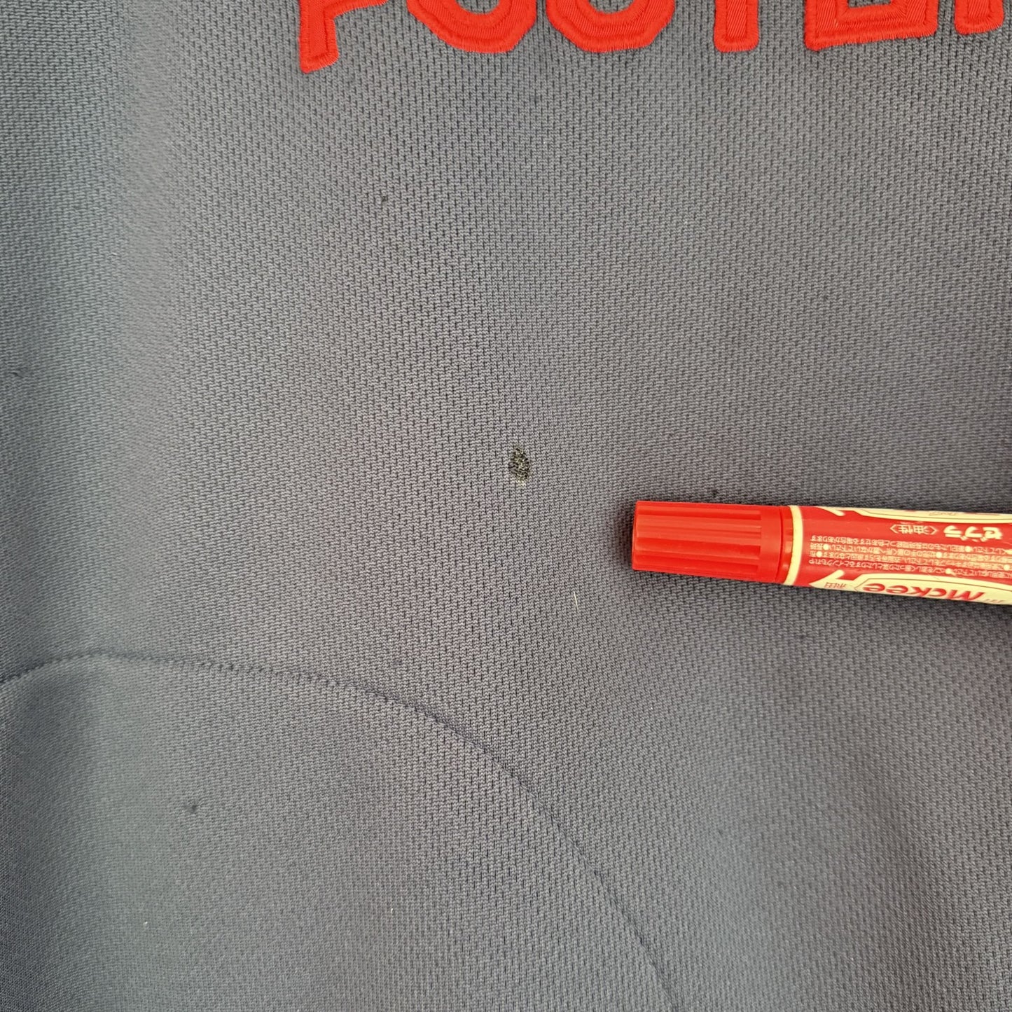 90s vintage 古着　ビンテージ　NFL リーボック　Reebok パーカー　ストリート　スポーツ　ネイビー　レッド