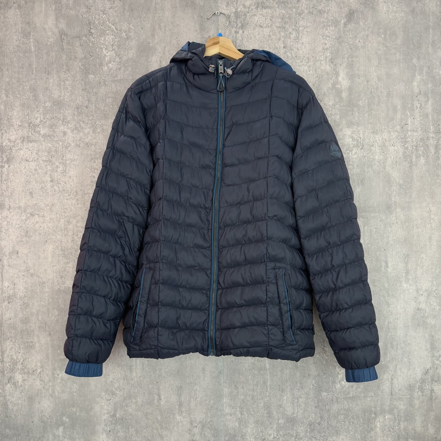 00s vintage 古着　ビンテージ　ティンバーランド　フルジップ　Timberland　アウトドア　ダウンジャケット