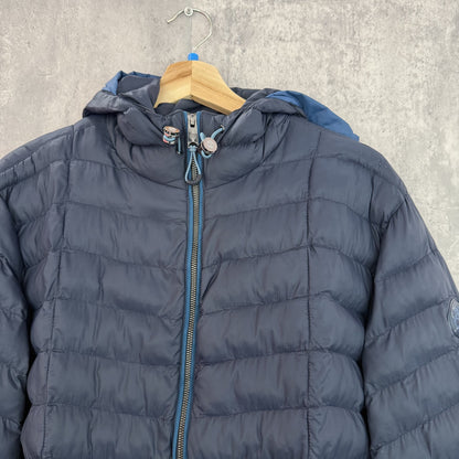 00s vintage 古着　ビンテージ　ティンバーランド　フルジップ　Timberland　アウトドア　ダウンジャケット