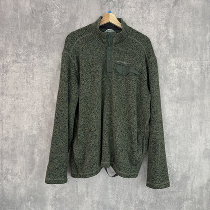 00s vintage 古着　ビンテージ　エディーバウアー　EddieBauer　フリースジャケット　カジュアル　ストリート　刺繍