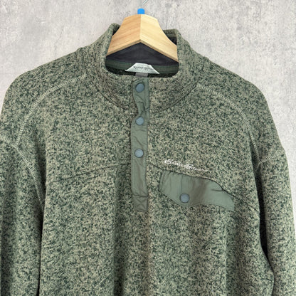 00s vintage 古着　ビンテージ　エディーバウアー　EddieBauer　フリースジャケット　カジュアル　ストリート　刺繍