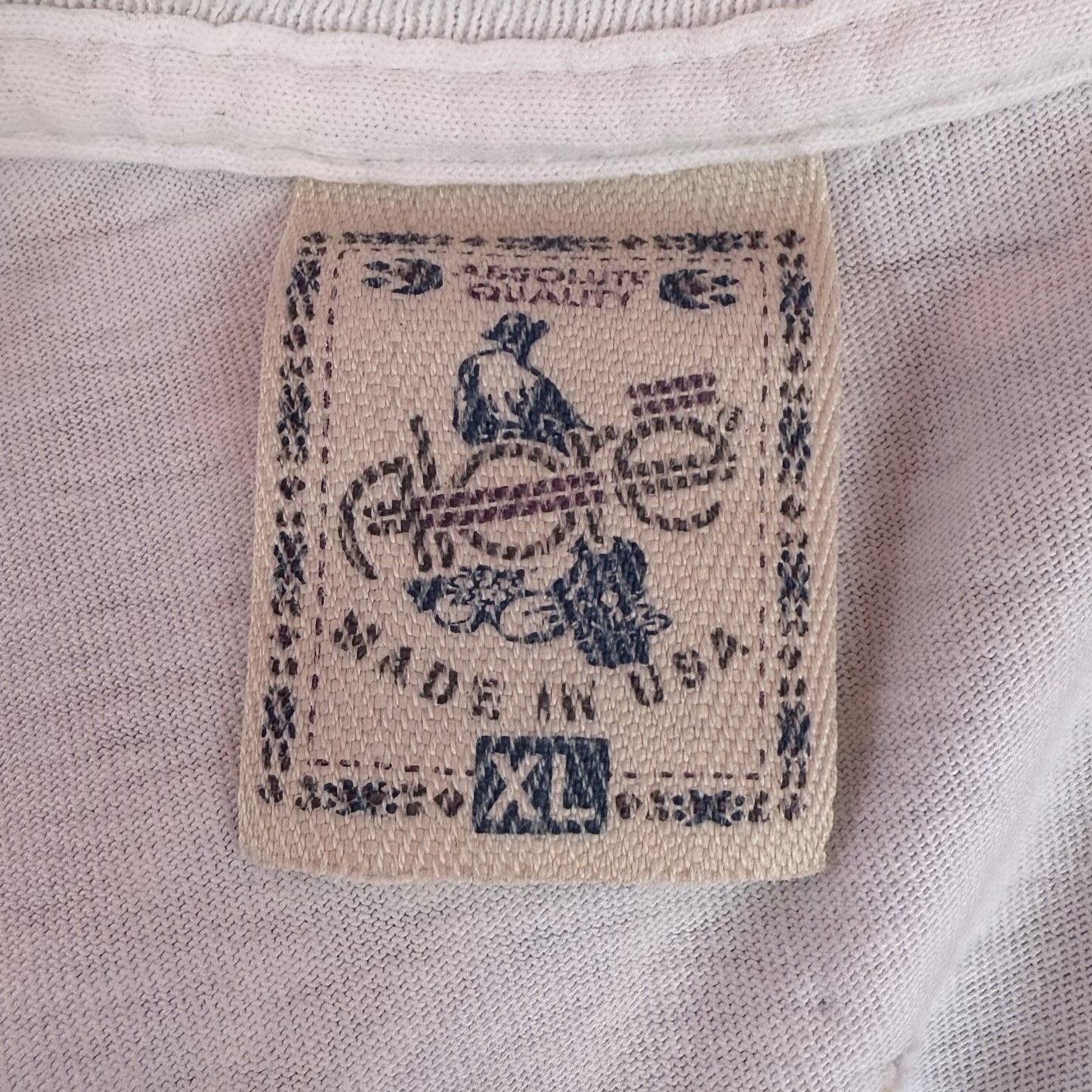 90s　vintage 古着　ビンテージ　アローレ　USA製　オーバーサイズ　両シングル　プリント