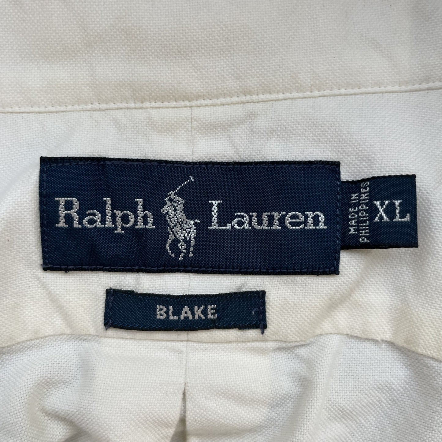 90s vintage 古着　ビンテージ　ラルフローレン　RalphLauren ブレイク　長袖シャツ　ポニー刺繍