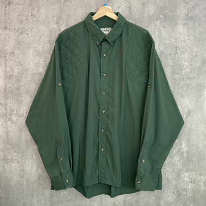 90s vintage 古着　ビンテージ　エルエルビーン　L.L.Bean　アウトドア　長袖シャツ　ハンティングシャツ　ボタンダウン