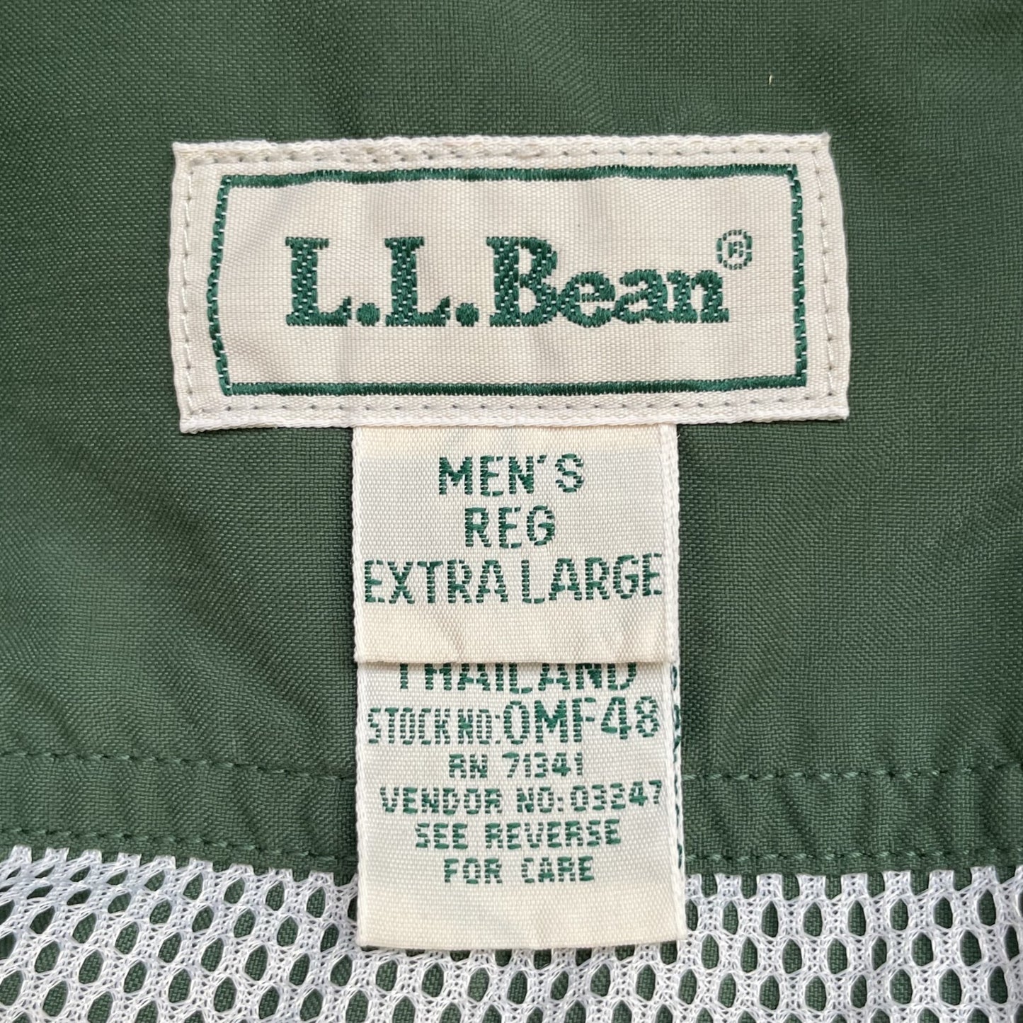 90s vintage 古着　ビンテージ　エルエルビーン　L.L.Bean　アウトドア　長袖シャツ　ハンティングシャツ　ボタンダウン