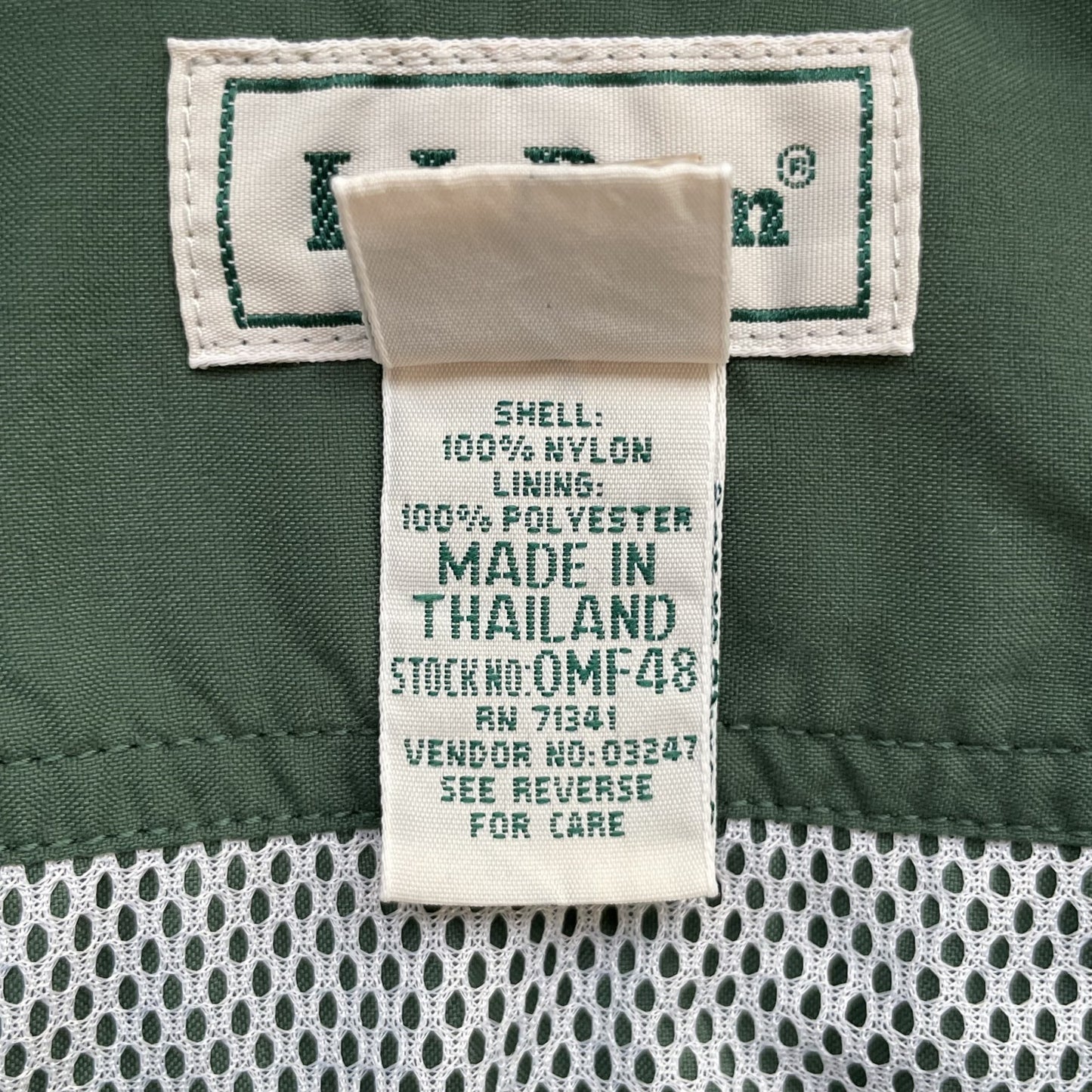 90s vintage 古着　ビンテージ　エルエルビーン　L.L.Bean　アウトドア　長袖シャツ　ハンティングシャツ　ボタンダウン