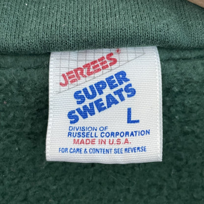 90s vintage 古着　ビンテージ　USA製　ジャージーズ　JERZEES ハーフジップ　スウェット　ワンカラー