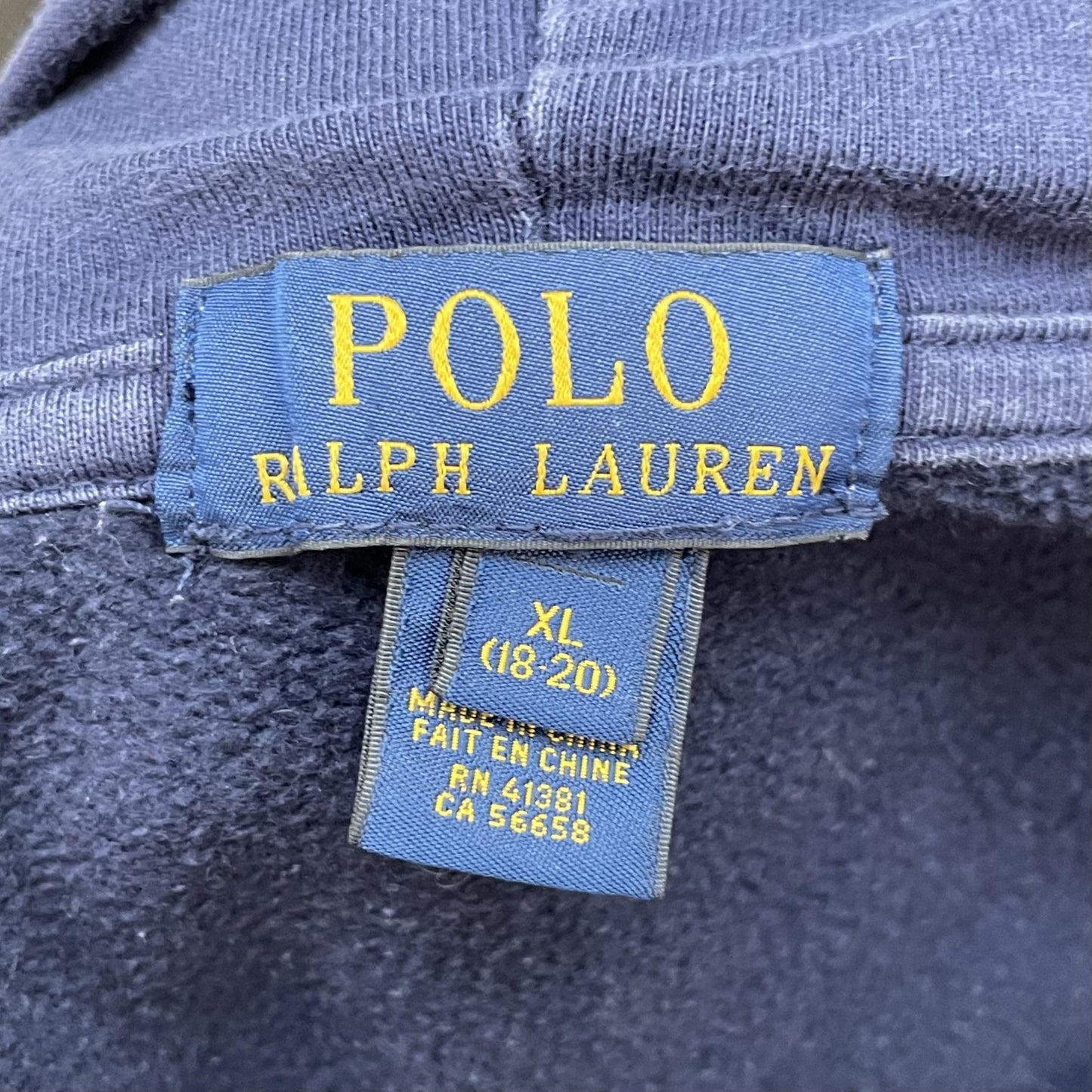 00s vintage 古着　ビンテージ　ラルフローレン　RalphLauren　フルジップ　パーカー　スウェット