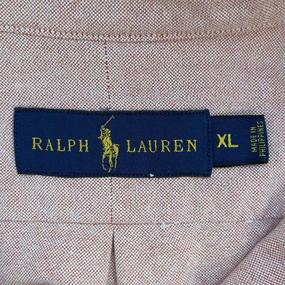 00s vintage 古着　ビンテージ　ラルフローレン　長袖シャツ　RALPH LAUREN　ロングスリーブ　ボタンダウン　ポニー刺繍　ワンポイント　