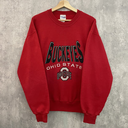 90s vintage 古着　ビンテージ　チョークライン　CHALKLINE スウェット　USA製　カレッジ　オハイオ大学　Ohiostate