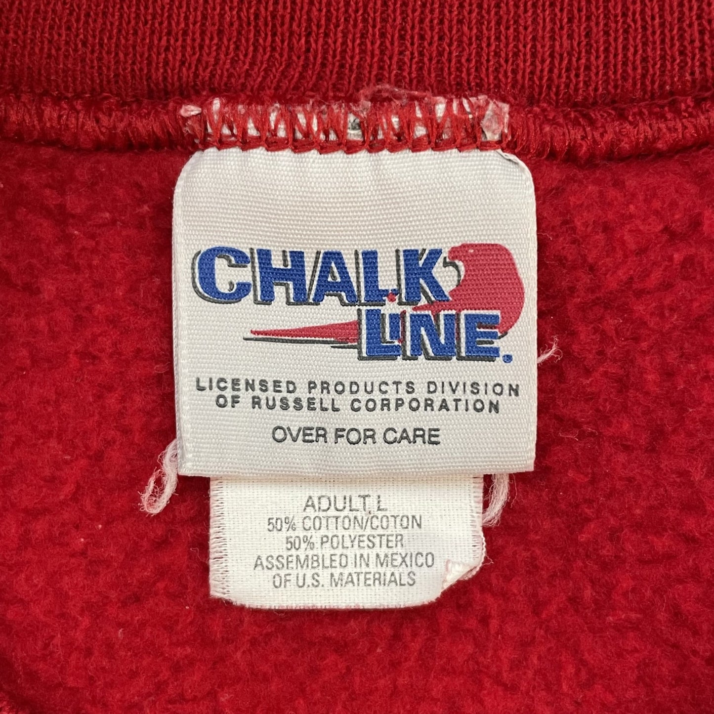 90s vintage 古着　ビンテージ　チョークライン　CHALKLINE スウェット　USA製　カレッジ　オハイオ大学　Ohiostate