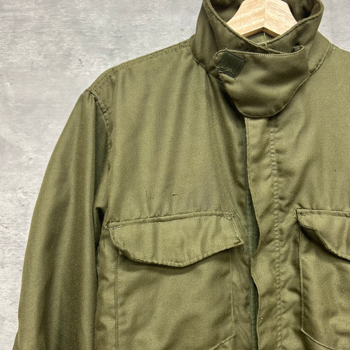 70s vintage usarmy military ミリタリー　ビンテージ　古着　オリーブ　ノーメリック　ヘリクルーシャツ　army