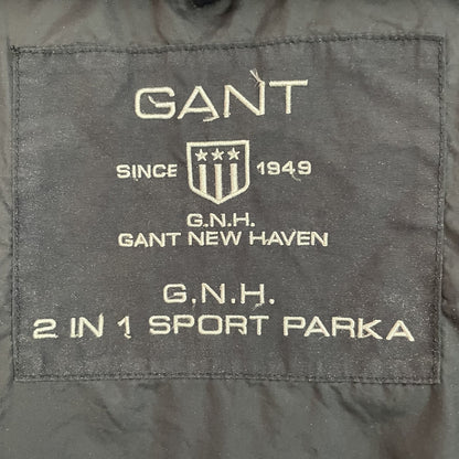 00s vintage 古着　ビンテージ　GANT ガント　フリースジャケット 長袖　フルジップ　無地