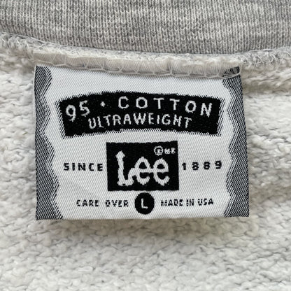 90s vintage 古着　ビンテージ Lee スウェット　リー　ワンポイント刺繍　USA製　トレーナー　