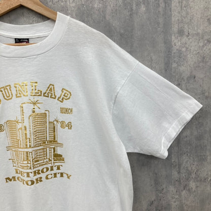 90s FRUIT OF THE LOOM DUNLAP 1994 フルーツ 半袖 Tシャツ  古着 ビンテージ XL ホワイト