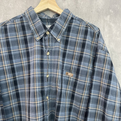 00s vintage 古着　ビンテージ　カーハート　Carhartt 長袖シャツ　ボタンダウン　チェック柄　ロングスリーブシャツ